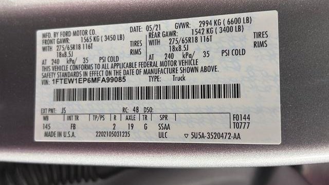 2021 Ford F-150 XL
