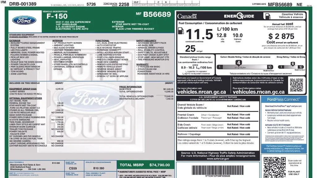 2021 Ford F-150 XL