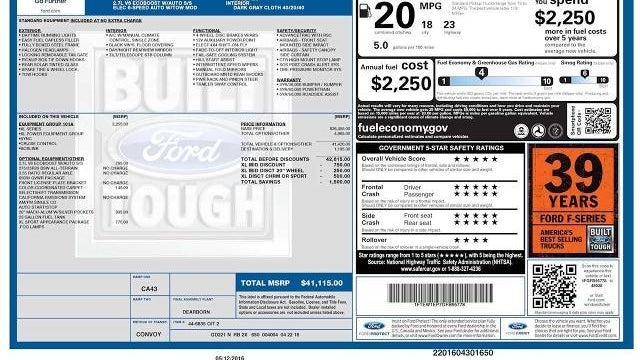 2016 Ford F-150 Lariat