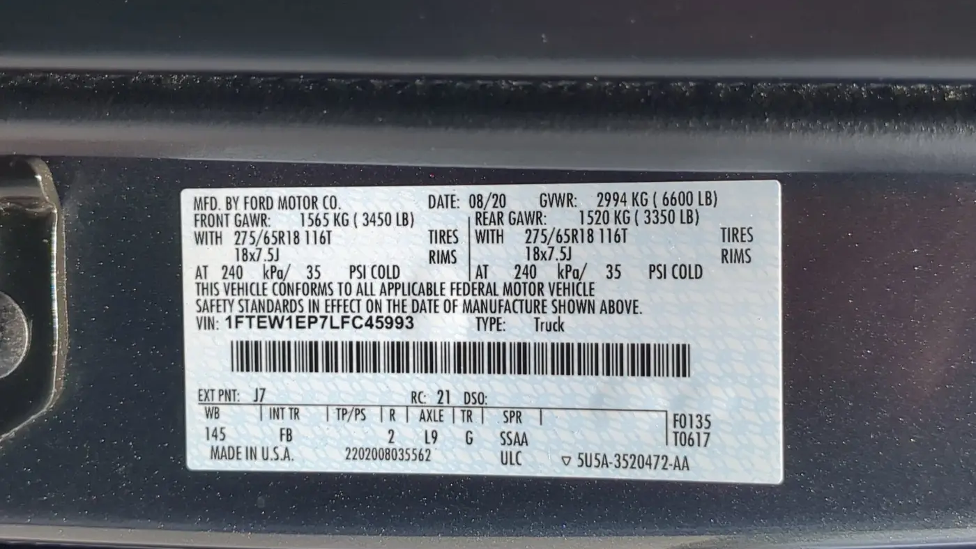 2020 Ford F-150 XL