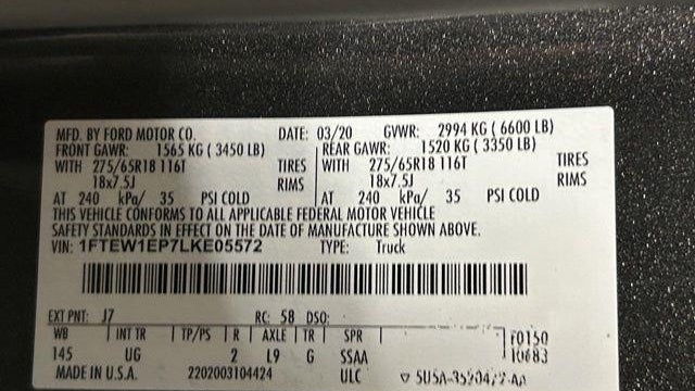 2020 Ford F-150 XLT