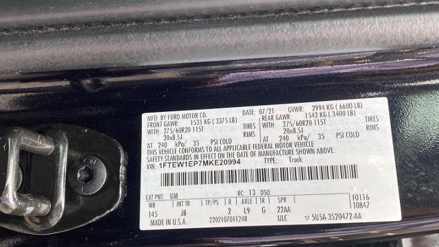 2021 Ford F-150 XL