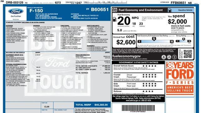 2015 Ford F-150 Lariat
