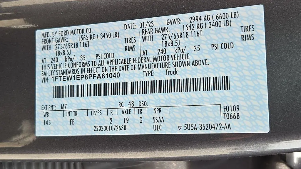 2023 Ford F-150 Lariat
