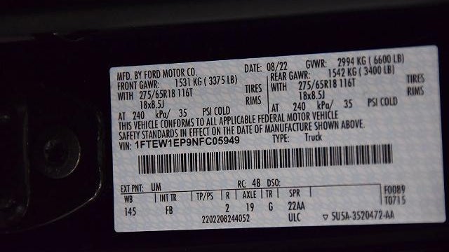 2022 Ford F-150 Lariat