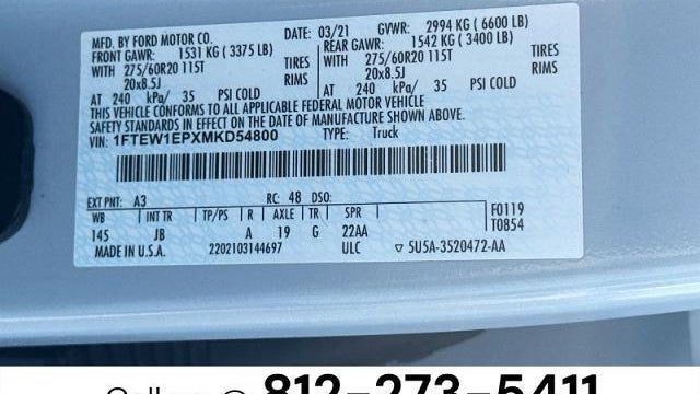 2021 Ford F-150 XL