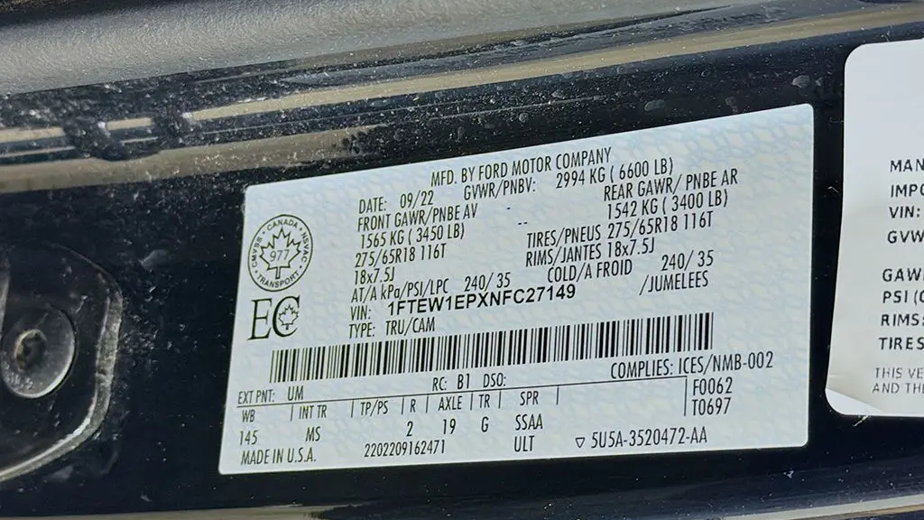 2022 Ford F-150 XL