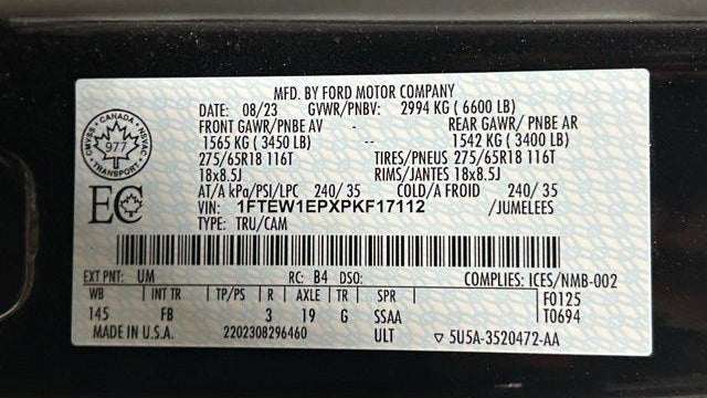 2023 Ford F-150 Lariat
