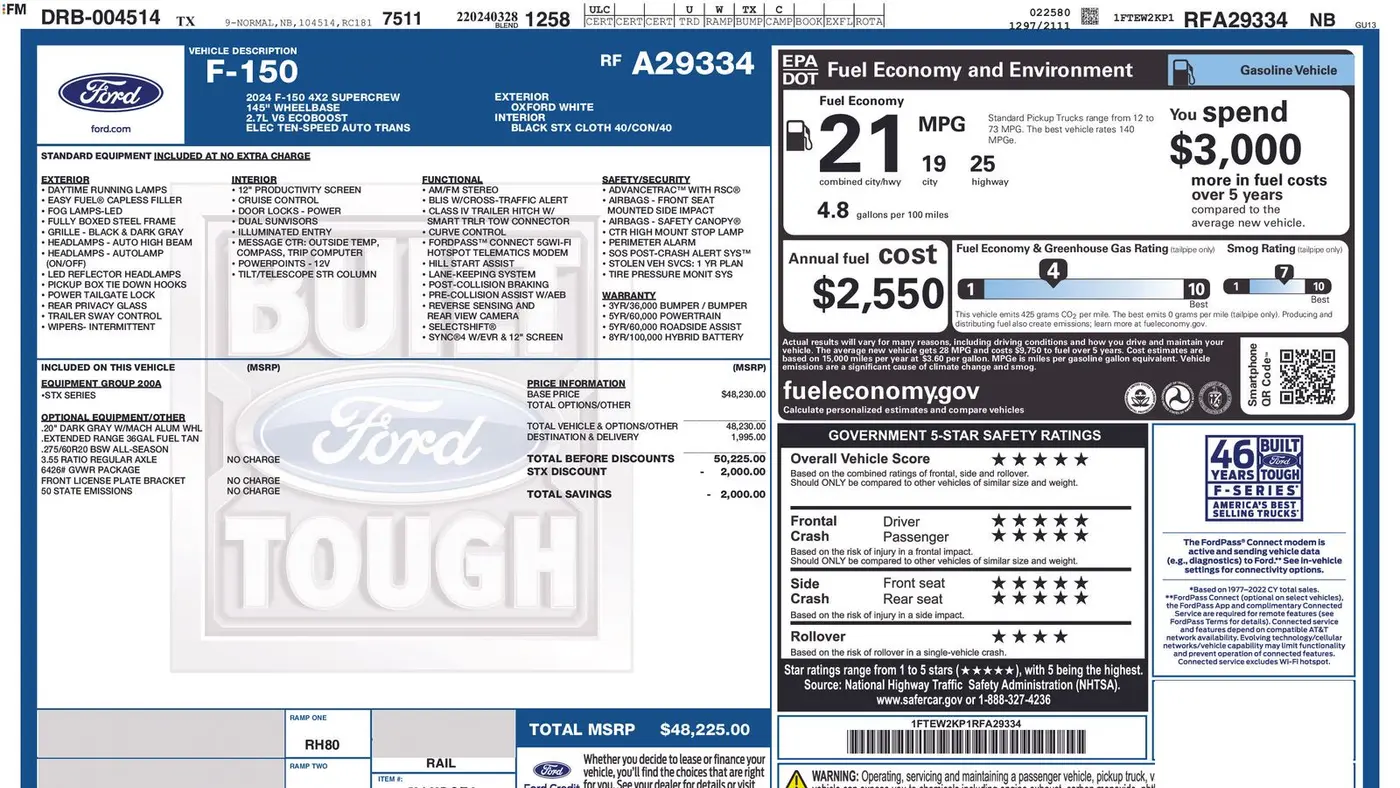 2024 Ford F-150 STX