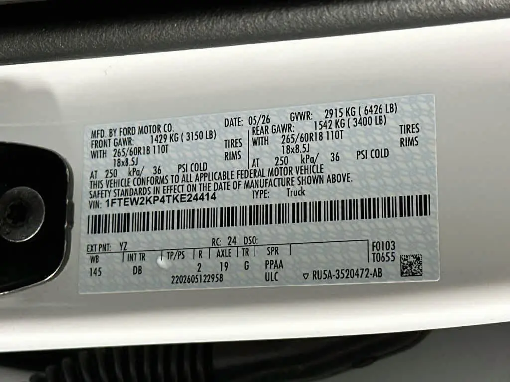 2026 Ford F-150 - $40,929