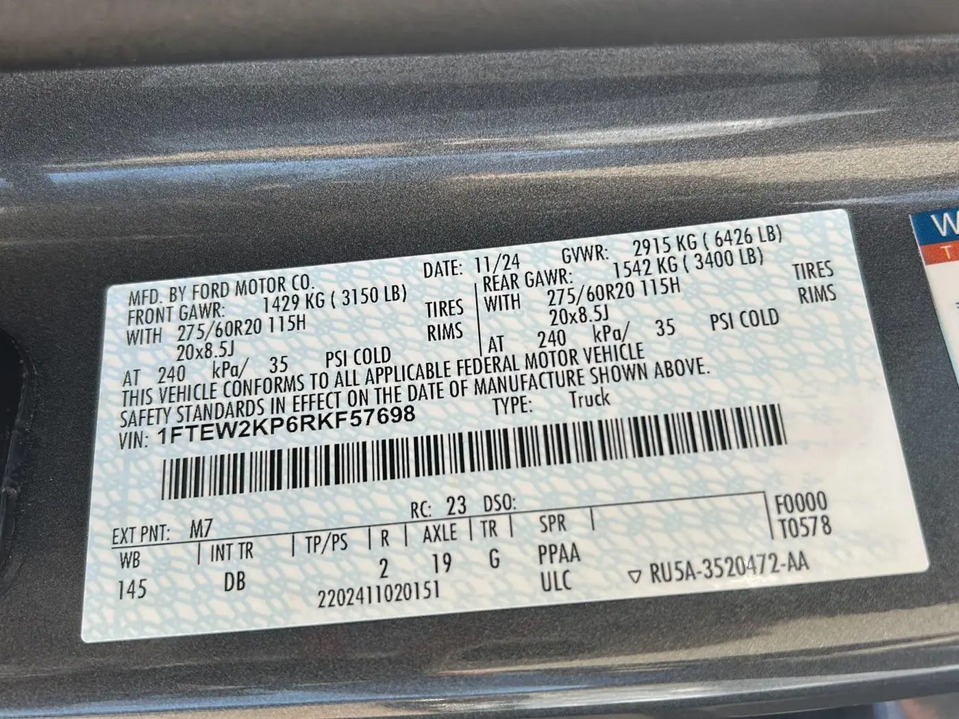 2024 Ford F-150 - $38,425