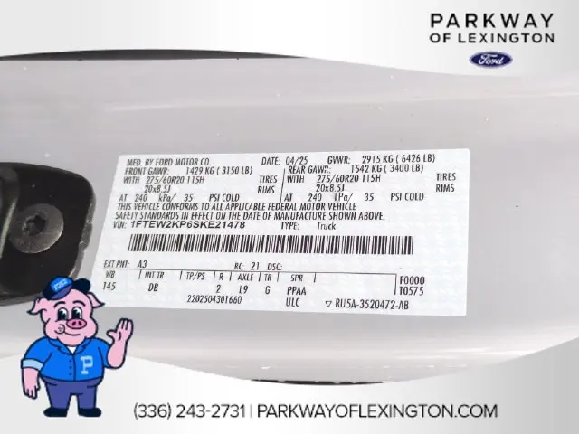2025 Ford F-150 - $36,820