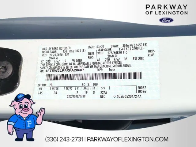 2024 Ford F-150 - $36,589