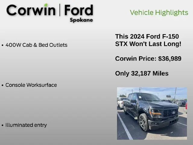 2024 Ford F-150 - $36,989