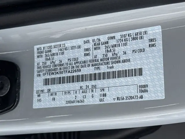 2026 Ford F-150 - $54,874