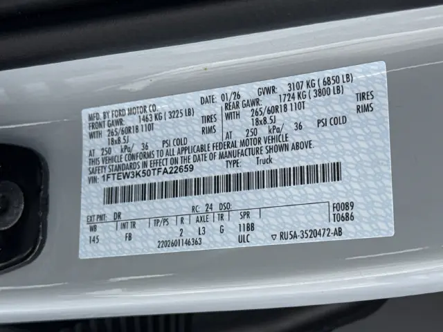 2026 Ford F-150 - $53,221