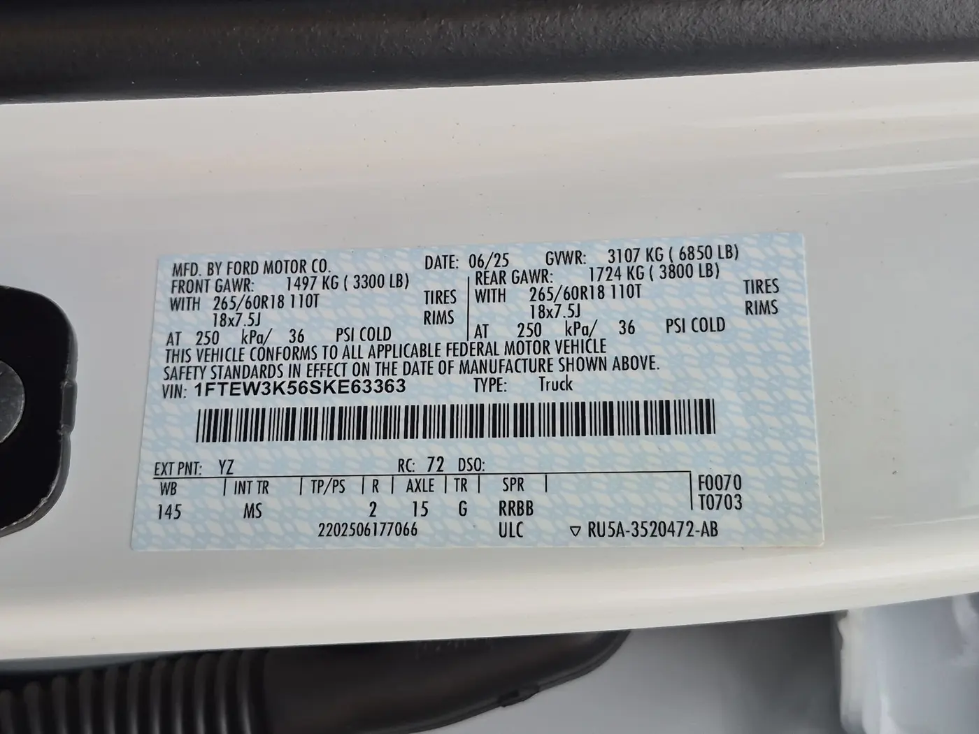 2025 Ford F-150 - $38,000