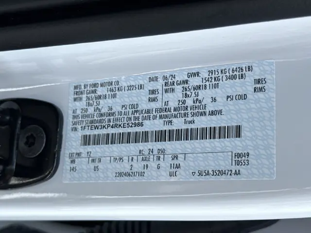 2024 Ford F-150 - $38,336