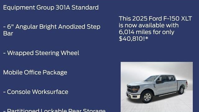 2025 Ford F-150 XLT