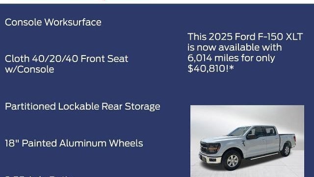 2025 Ford F-150 XLT