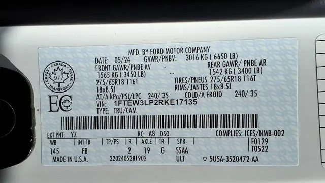 2024 Ford F-150 XLT