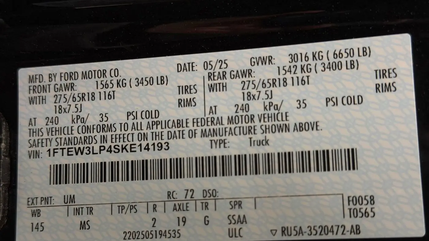 2025 Ford F-150 XLT