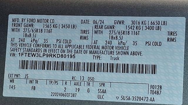 2024 Ford F-150 XLT