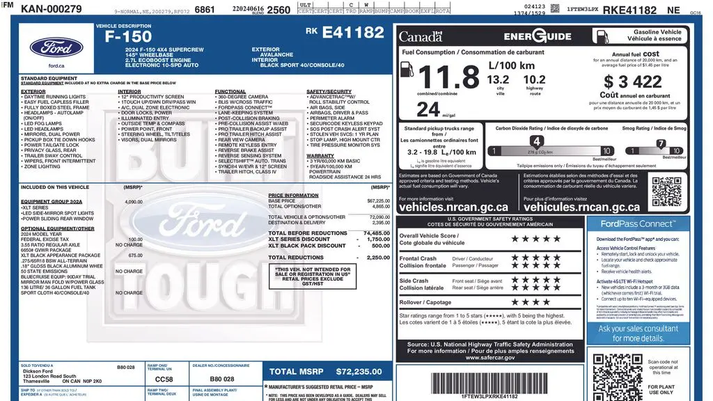 2024 Ford F-150 XLT
