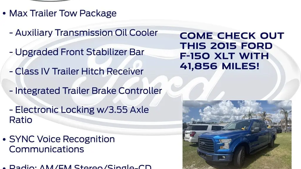 2015 Ford F-150 XL