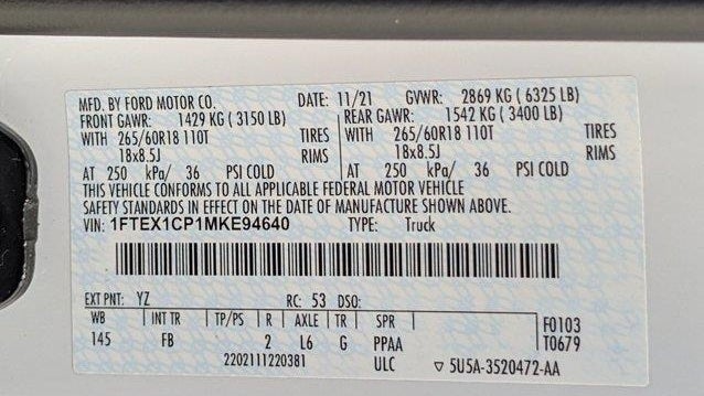 2021 Ford F-150 XL