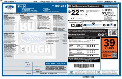 2016 Ford F-150 4X2 XLT 4DR Supercab 6.5 FT. SB