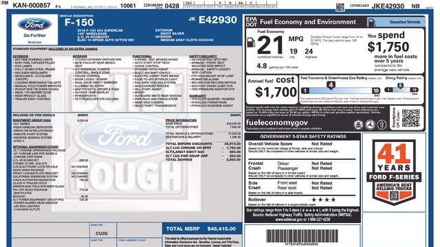 2018 Ford F-150 Lariat