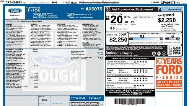 2016 Ford F-150 Lariat