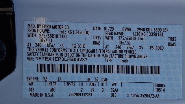 2020 Ford F-150 XL