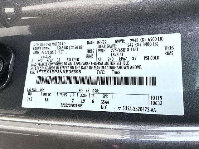 2022 Ford F-150 - $34,945