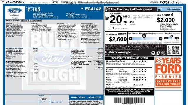 2015 Ford F-150 XL