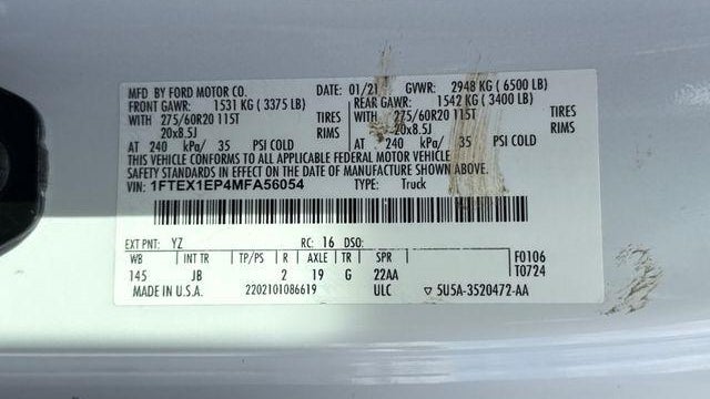2021 Ford F-150 XL