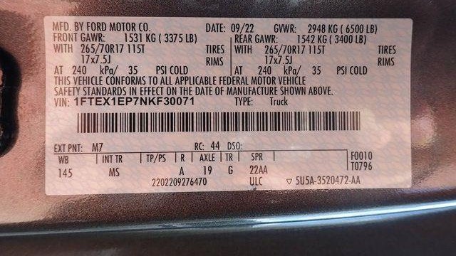 2022 Ford F-150 XL