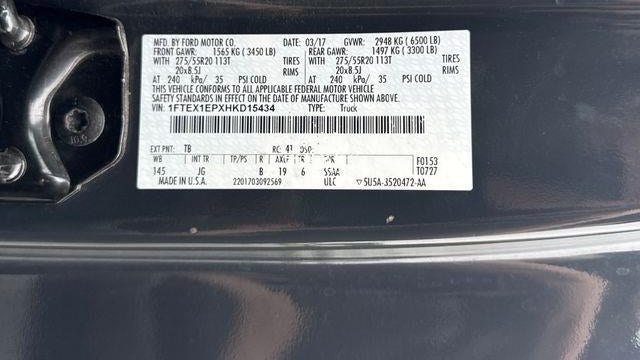 2017 Ford F-150 Lariat