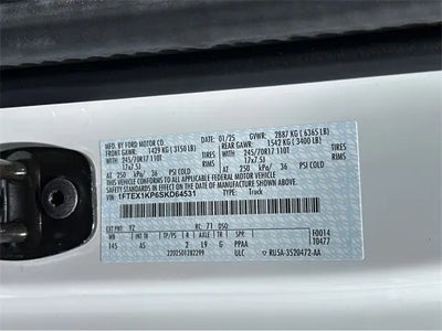 2025 Ford F-150 4X2 XL 4DR Supercab 6.5 FT. SB