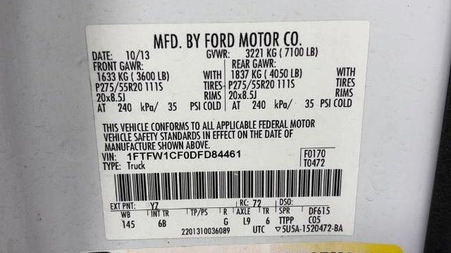 2013 Ford F-150 King Ranch