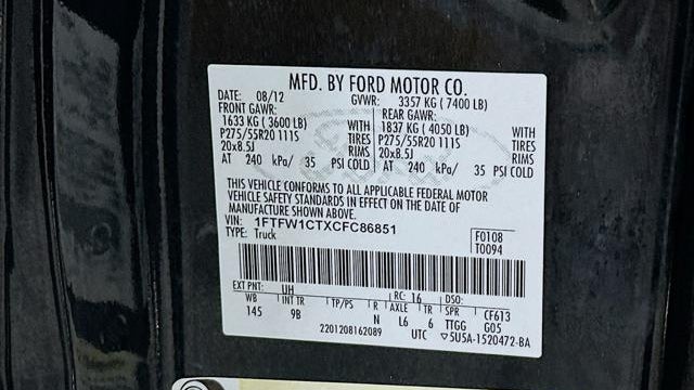 2012 Ford F-150 FX2