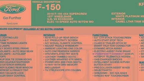 2019 Ford F-150 XL