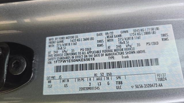 2022 Ford F-150 XLT