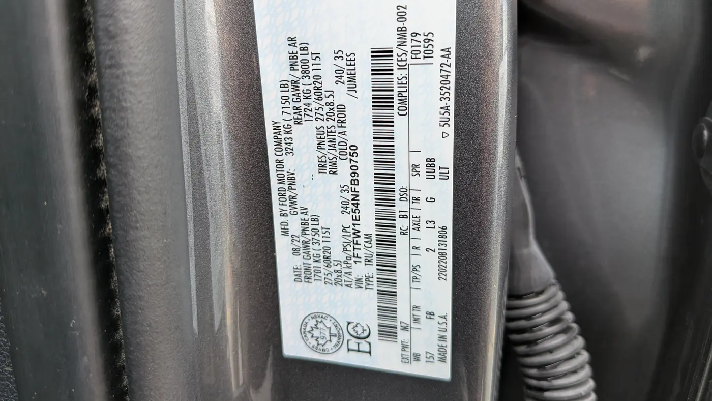 2022 Ford F-150 XL
