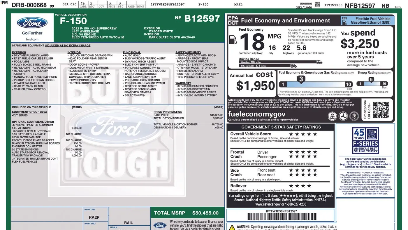 2022 Ford F-150 XL