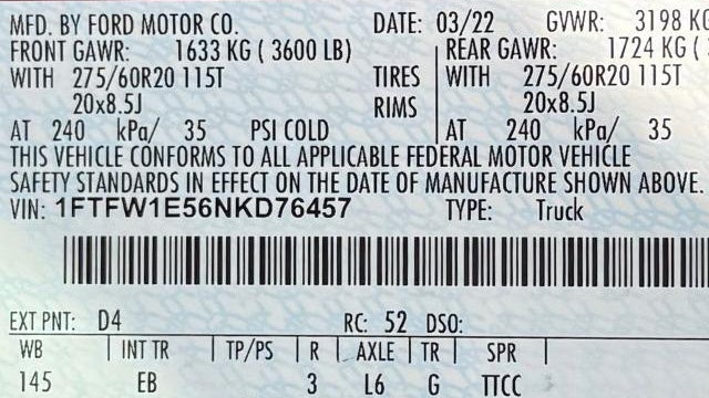 2022 Ford F-150 XL