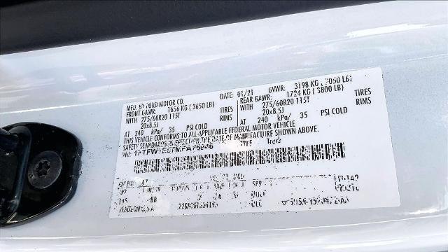 2021 Ford F-150 Platinum