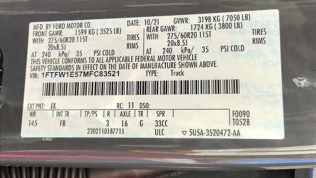 2021 Ford F-150 XLT