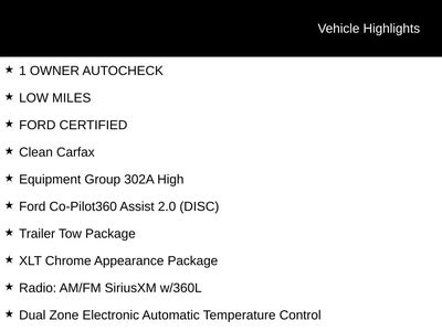 2022 Ford F-150 4X4 XLT 4DR Supercrew 5.5 FT. SB